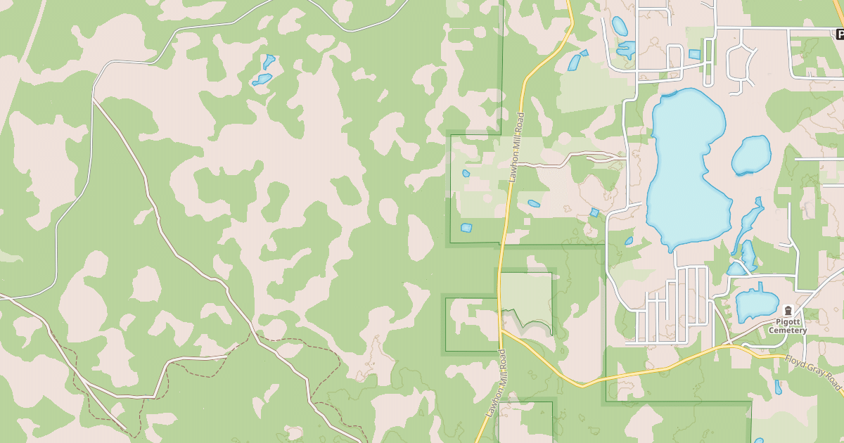 Map preview of USFS National Forest System Roads {4EDA462C-1917-4E4B-BC5D-82537331C1CF}