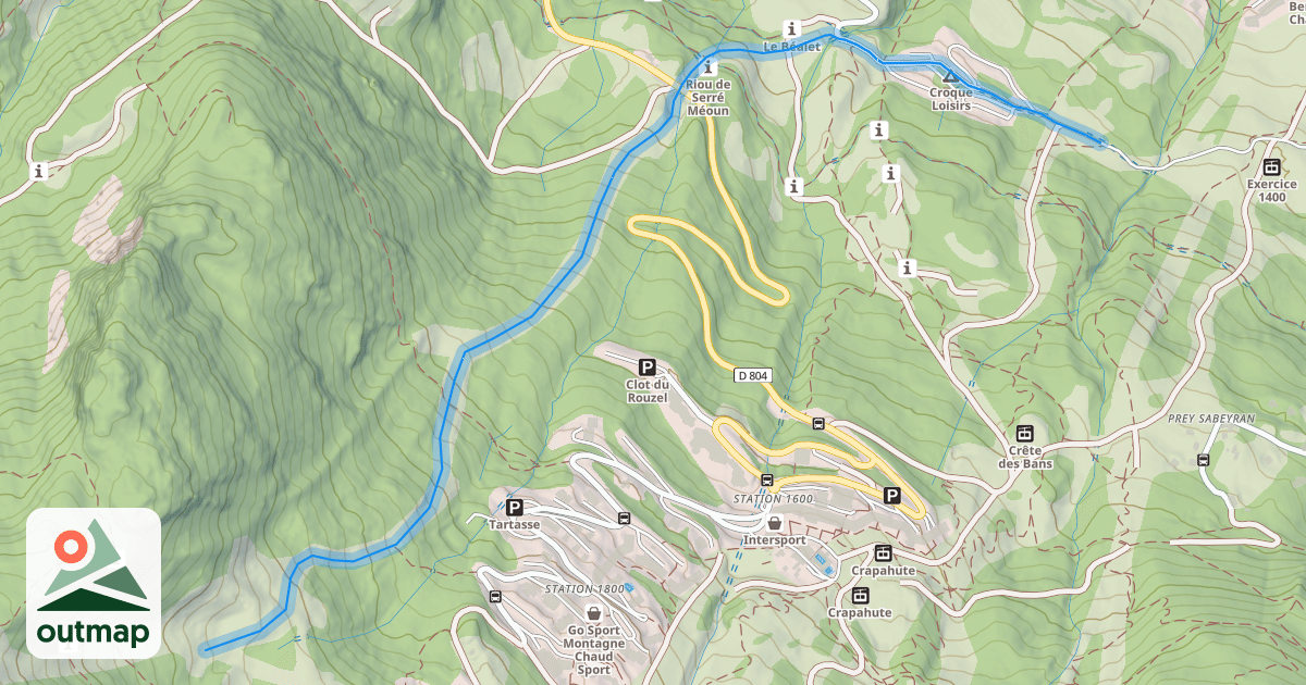 Map of La Balme