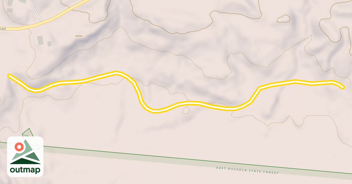 Map of Toe of Slope Trail