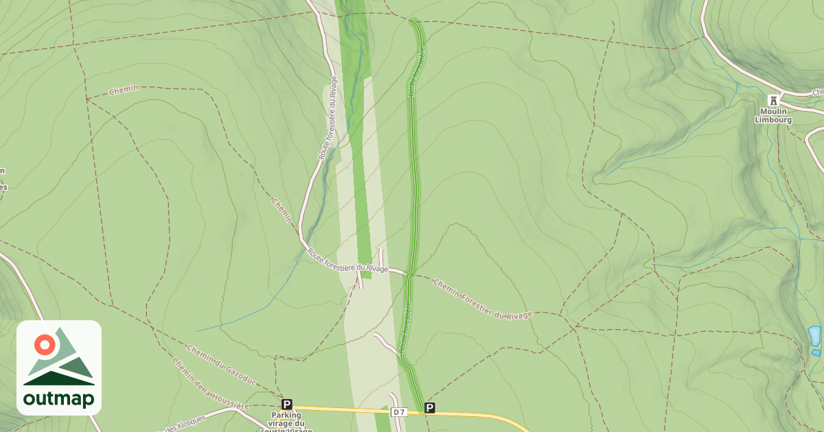 Map of Route forestière