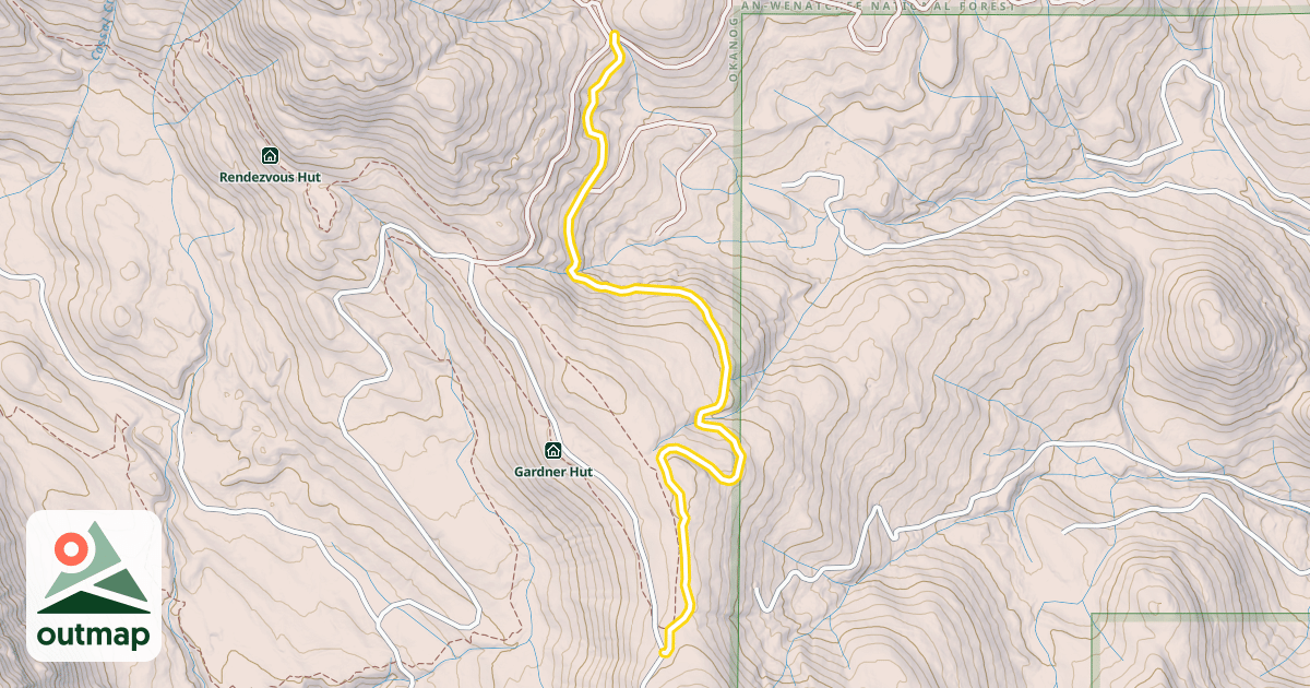 Map of Cougar Mountain Loop