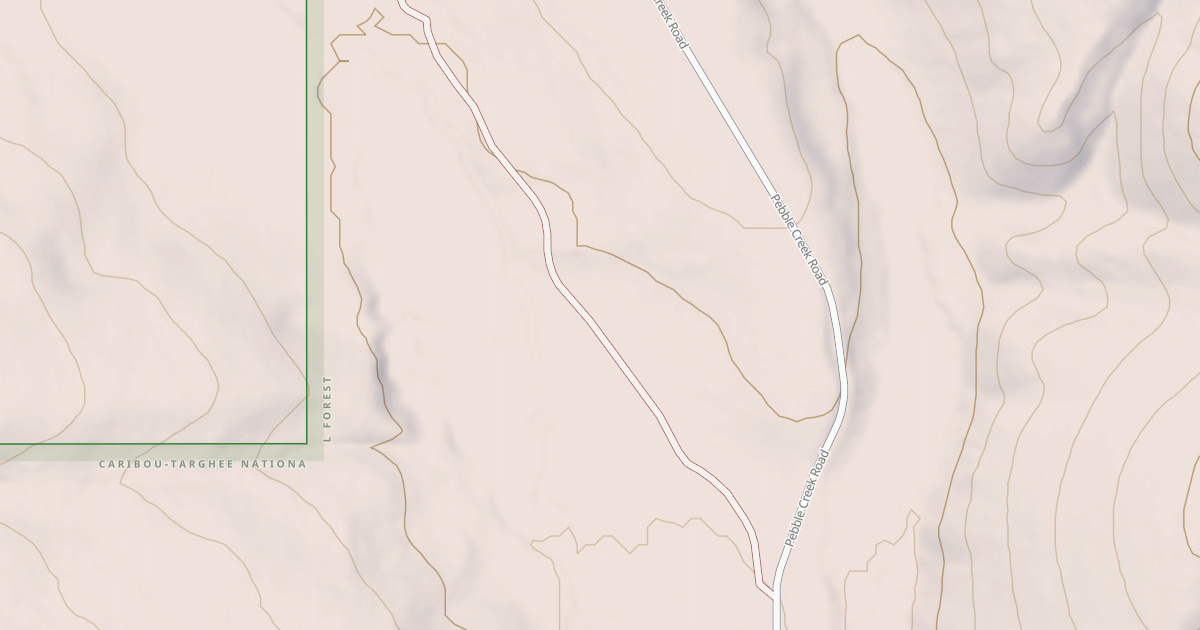 Map preview of PEBBLE FLAT