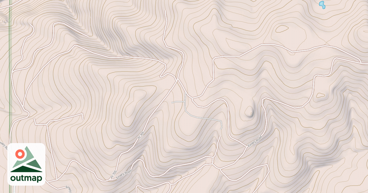 Map of HIDDEN HAND