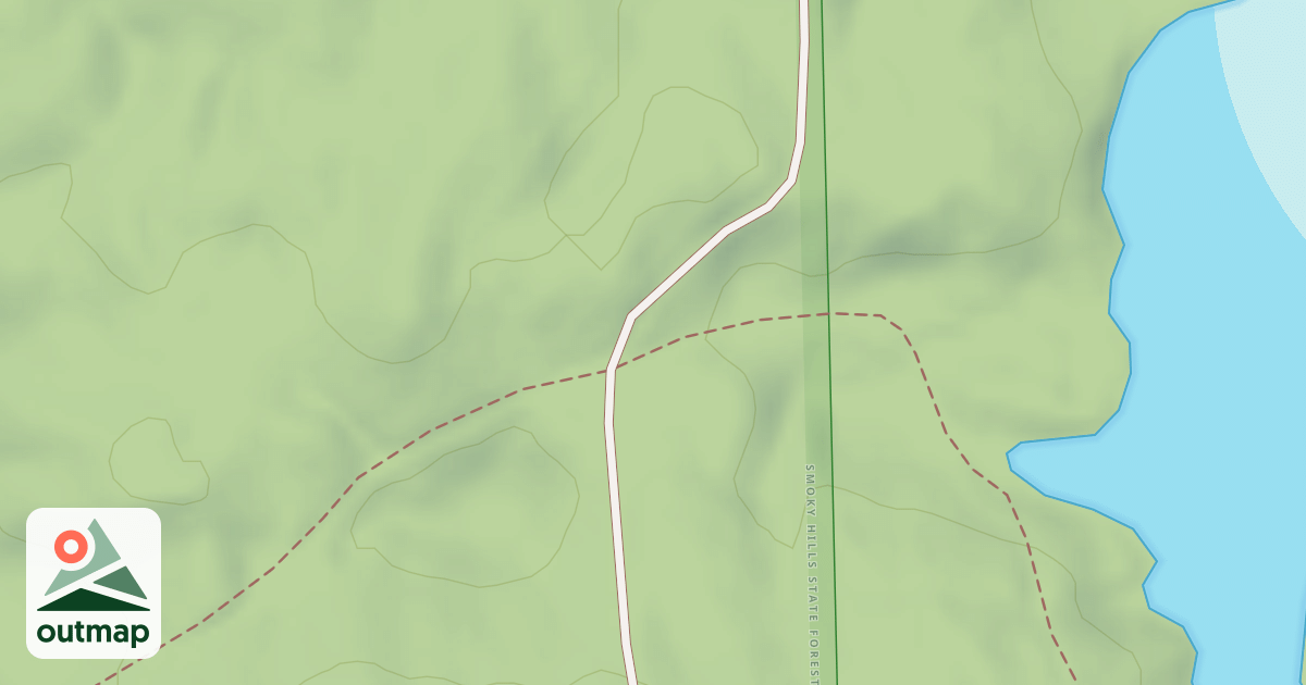 Map of Smoky Hills