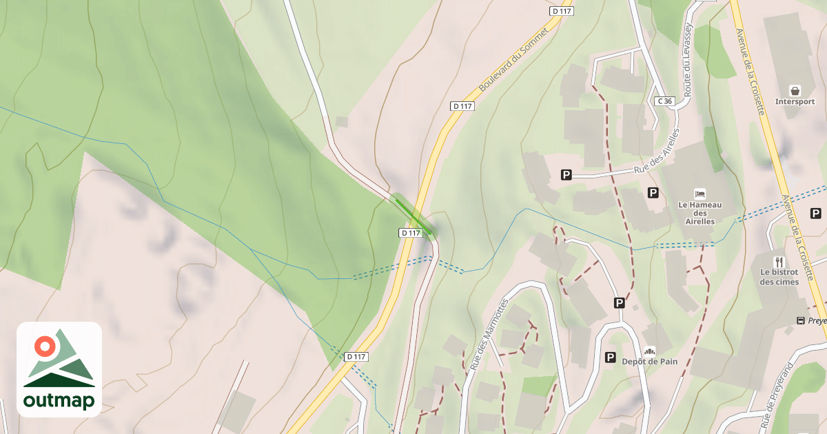 Map of Bettex