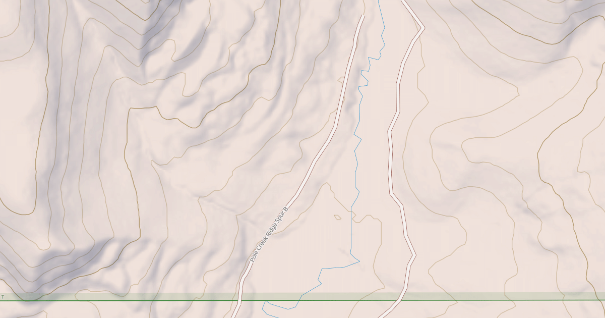 Map preview of POLE CREEK RIDGE SPUR B