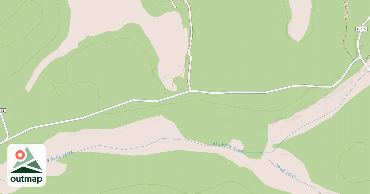 Map of USFS Motor Vehicle Use Map Roads {E07B0041-0717-47D0-AC21-E5037E809C25}