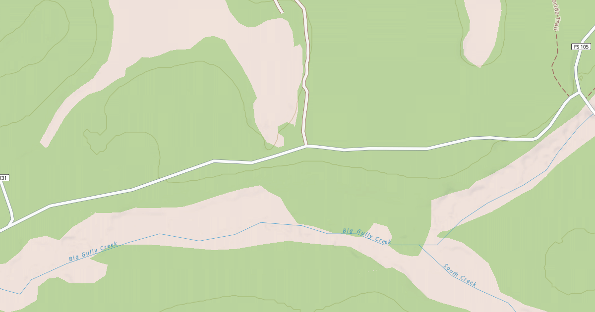 Map preview of USFS Motor Vehicle Use Map Roads {E07B0041-0717-47D0-AC21-E5037E809C25}