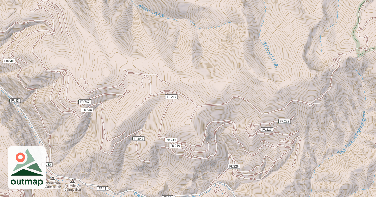 Map of BALDY MOUNTAIN MRS