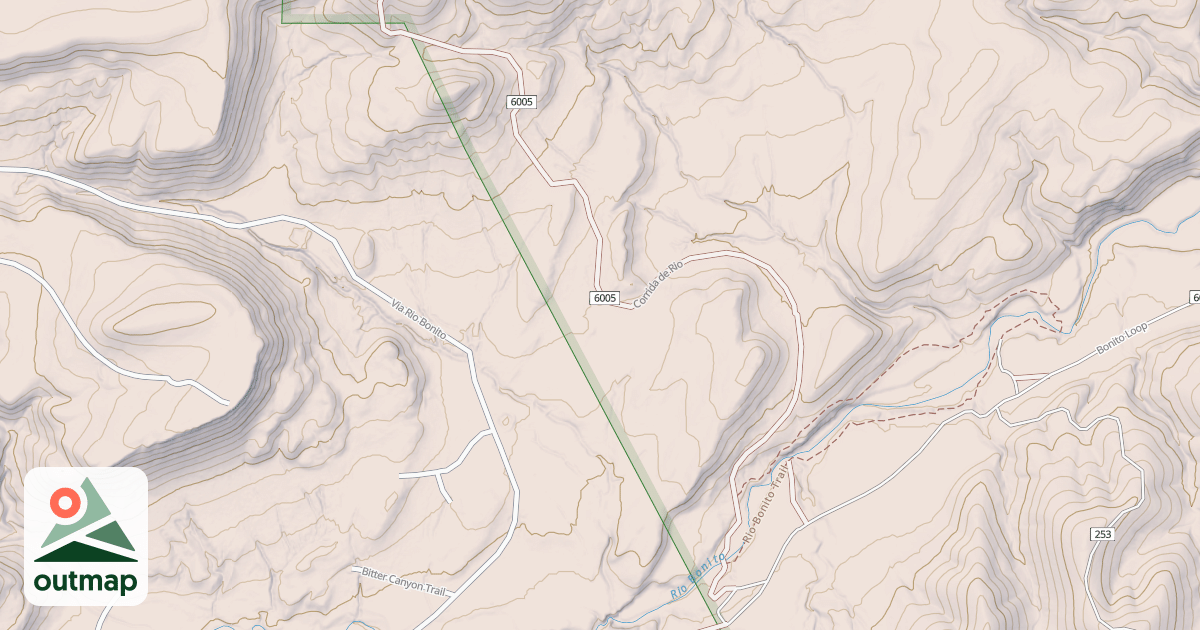 Map of 6005: North Mesa Loop