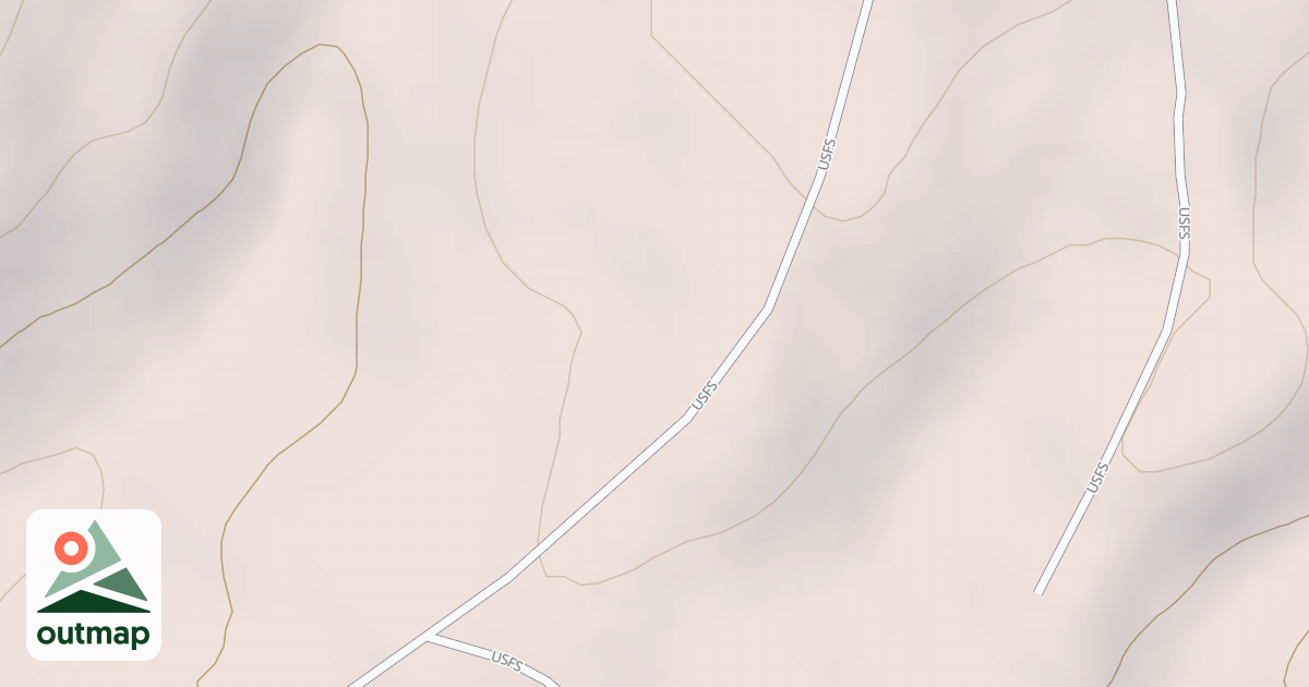 Map of Twin Lakes Road