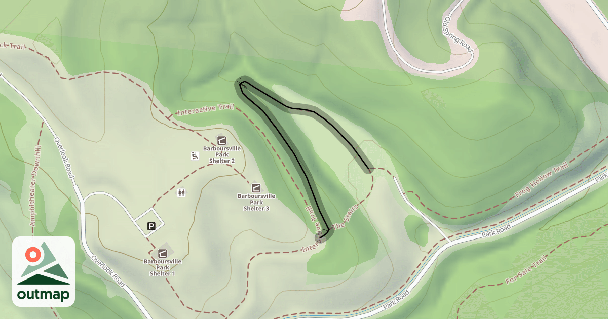 Map of Frog Hollow Trail