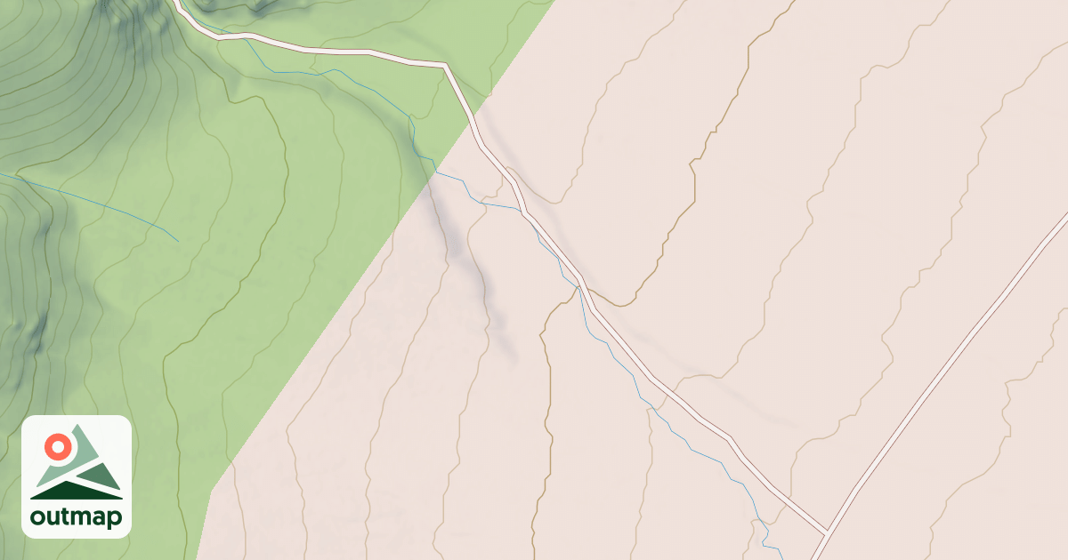 Map of COLE CANYON SPUR