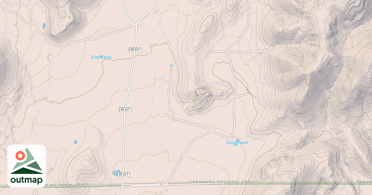 Map of MAY DAY PEAK