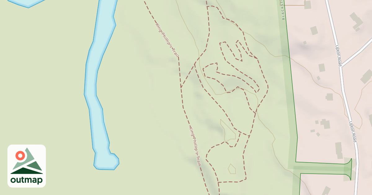 Map of King Phillip's Trail