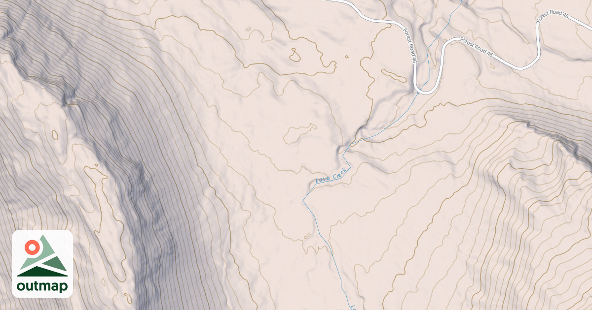 Map of LAVA BASIN
