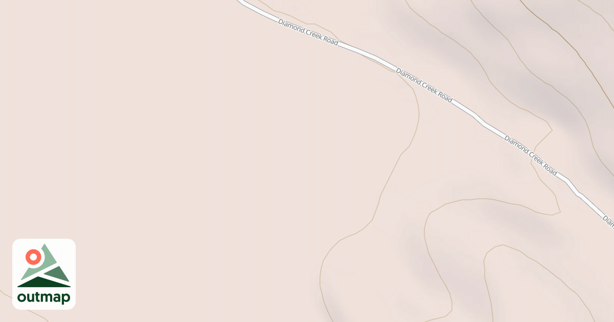 Map of DIAMOND CREEK SPUR