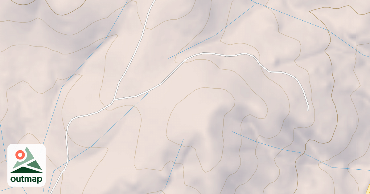 Map of BROKEN SHOVEL MINE B SPUR T1
