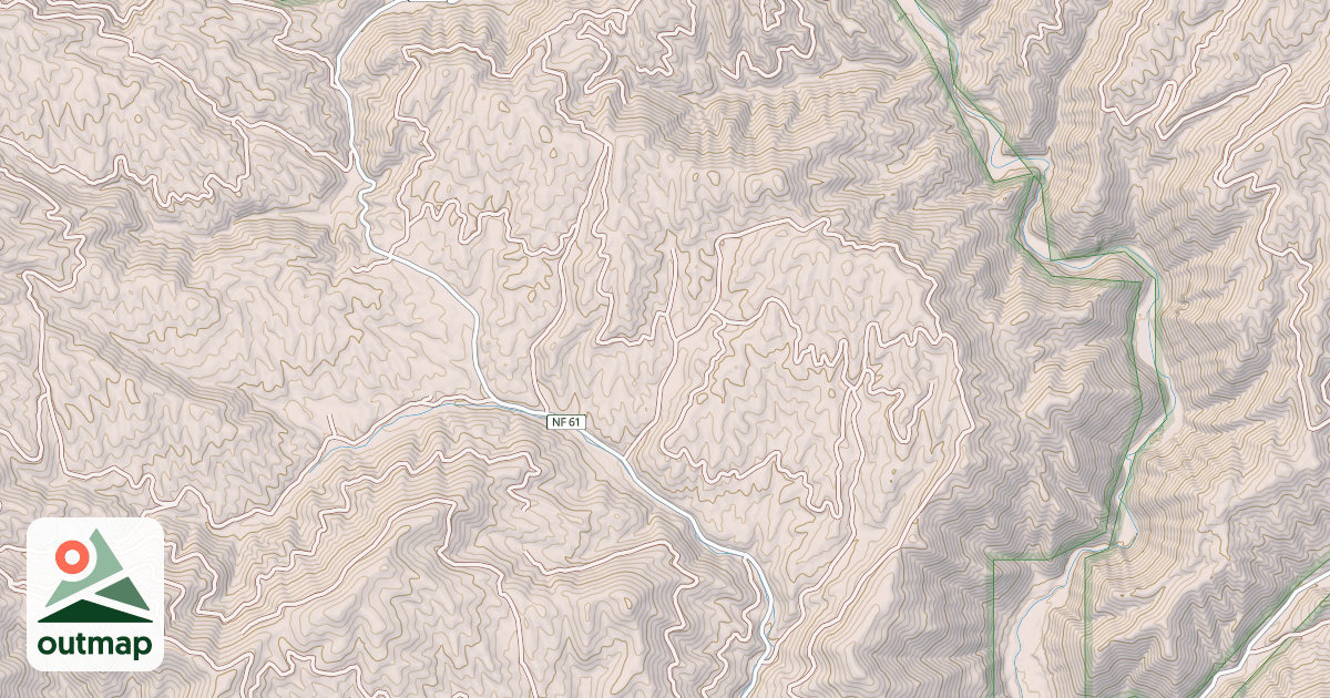 Map of NORTH FORK LINCOLN CREEK