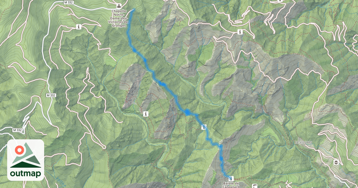 Map of Chemin de Siruol