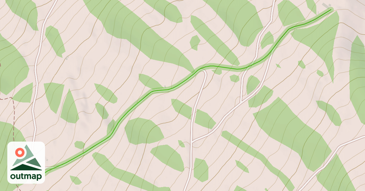 Map of Catskinner Traverse