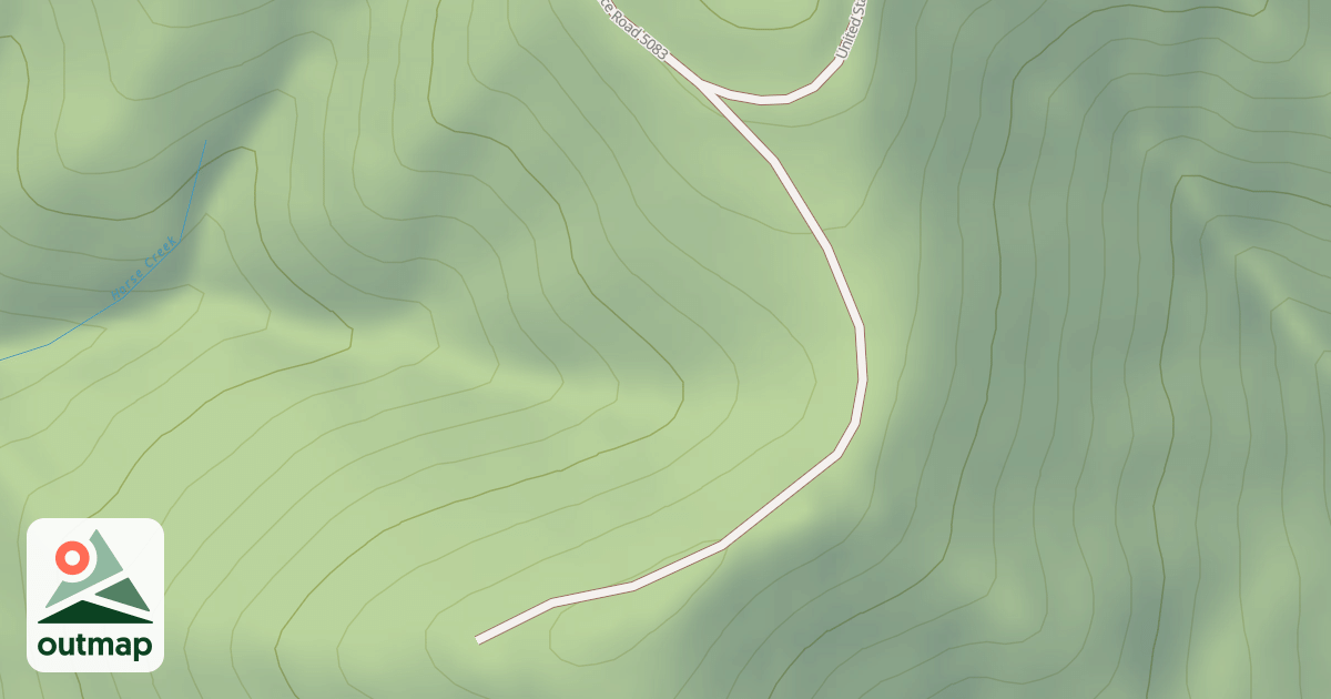 Map of USFS Motor Vehicle Use Map Roads {C2CDAF5D-5241-4662-9D30-A4651722FFB6}