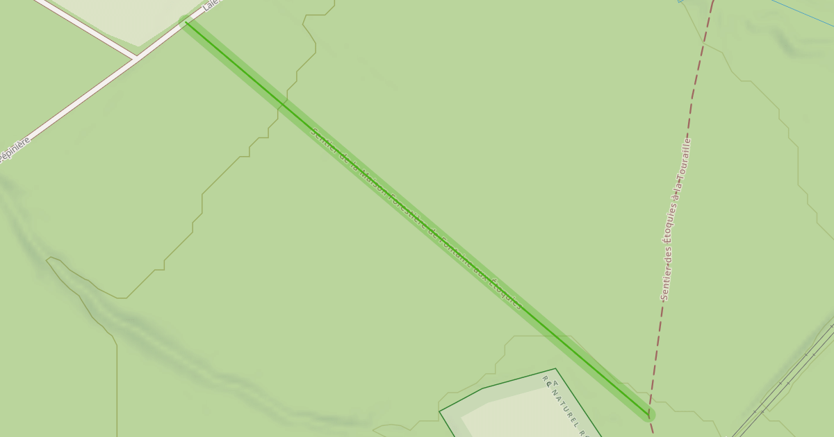 Map preview of Sentier de la Maison Forestière de Fontaine aux Étoquies