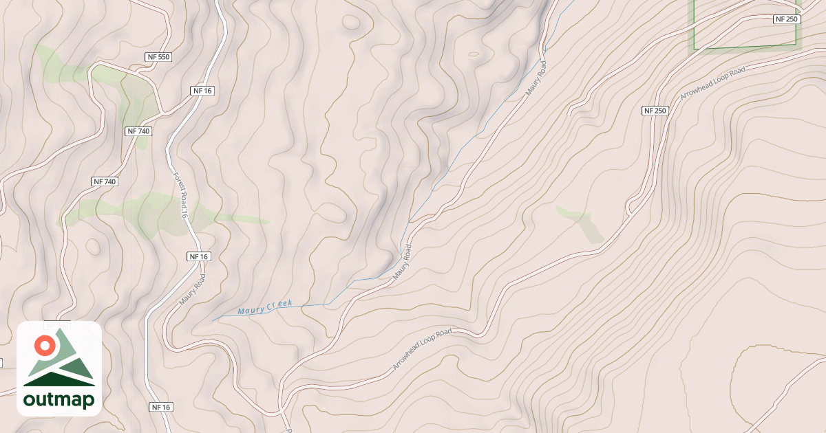 Map of USFS Motor Vehicle Use Map Roads {03221289-14EA-474C-9DCB-1F503B426F5C}