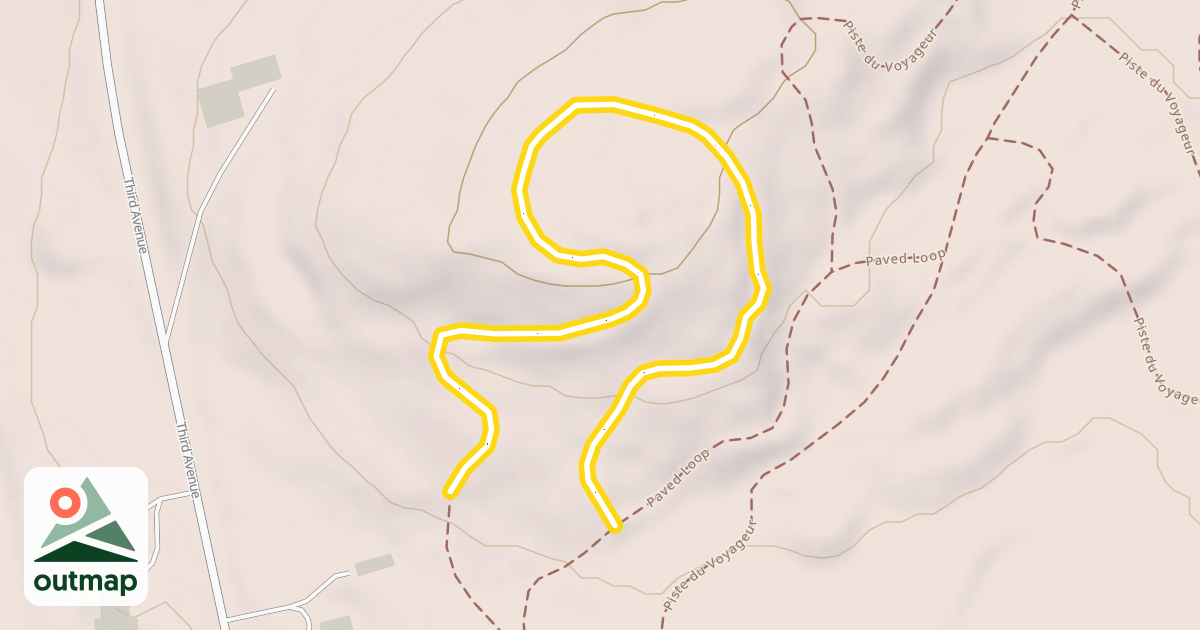 Map of Voyageur Loop