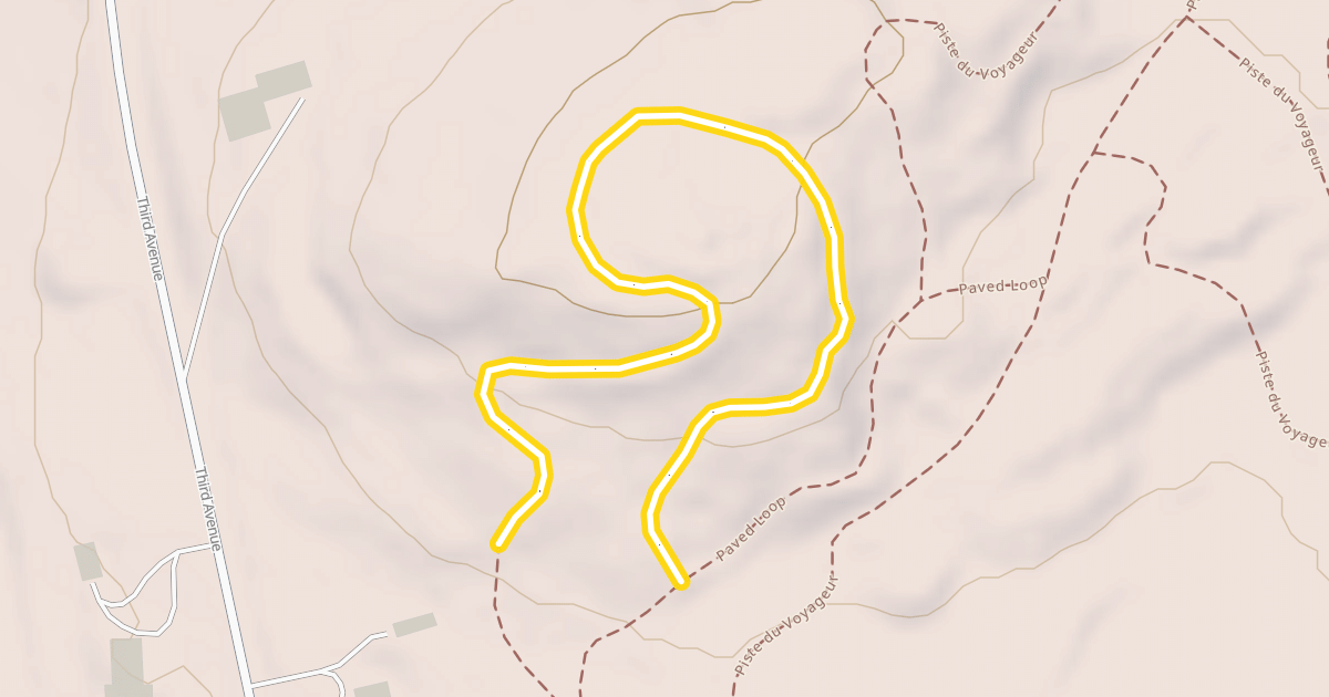 Map preview of Voyageur Loop