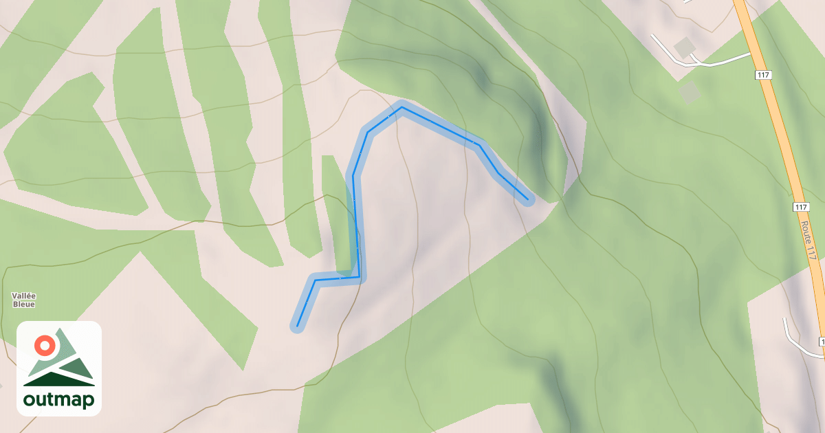 Map of 1B. Glacier