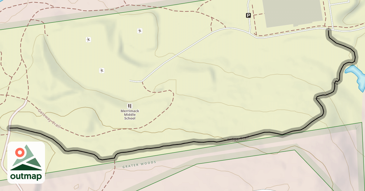 Map of Ridge Trail