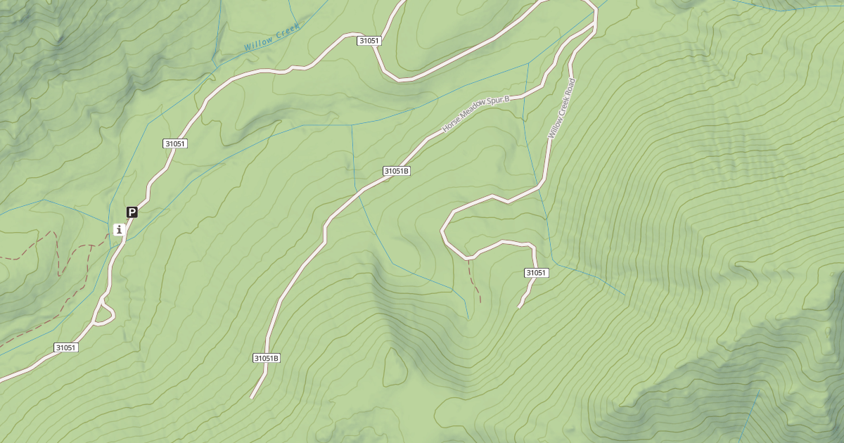 Map preview of HORSE MEADOW SPUR B