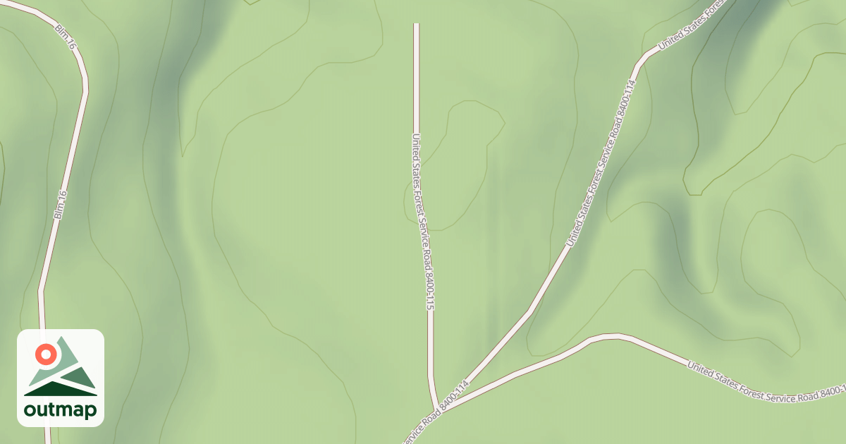 Map of USFS National Forest System Roads {51EBE76F-E000-40A2-AA01-C3EE02A232DA}