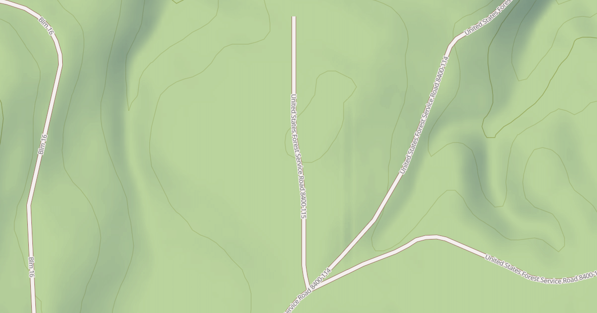 Map preview of USFS National Forest System Roads {51EBE76F-E000-40A2-AA01-C3EE02A232DA}