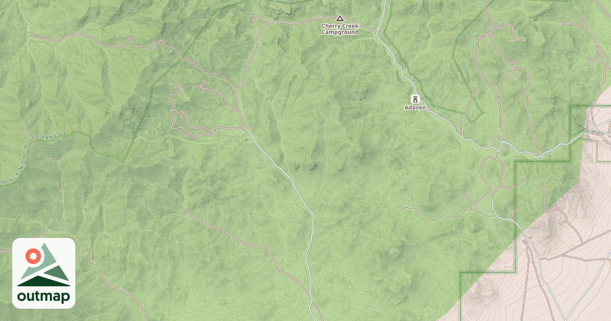 Map of PINE CREEK