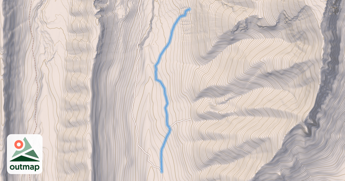 Map of Hannan Gulch