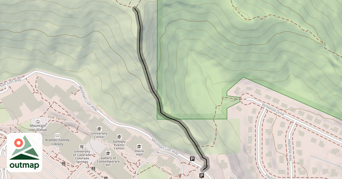 Map of Overlook Trail