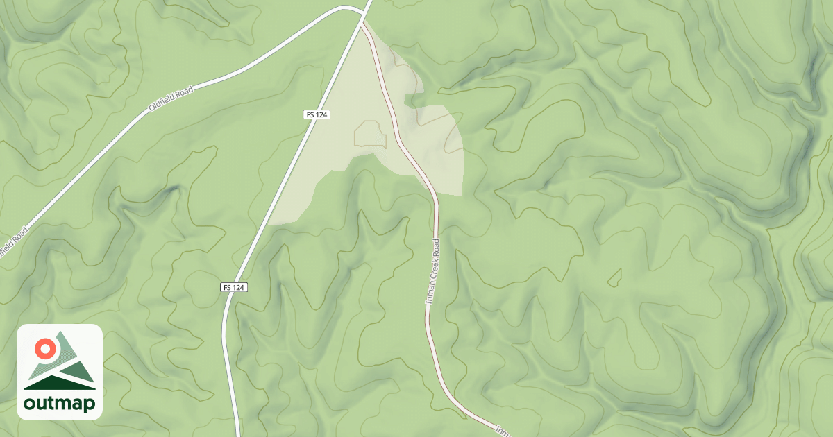 Map of INMAN CREEK