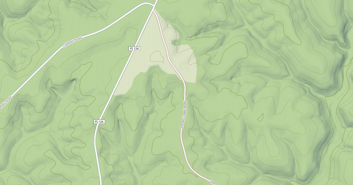 Map preview of INMAN CREEK