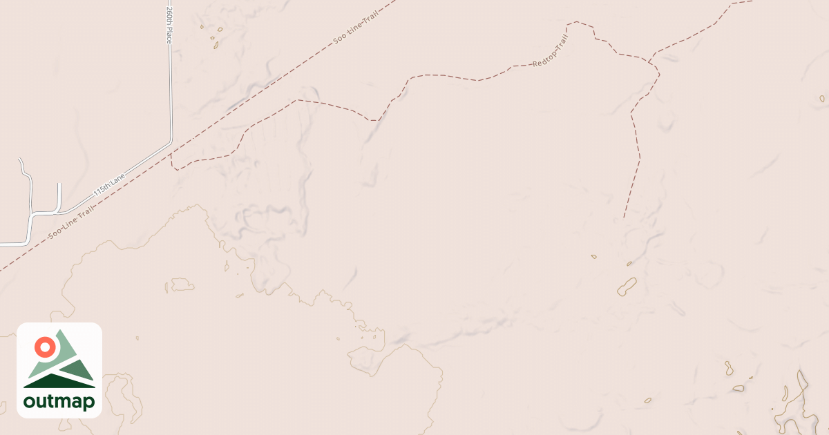 Map of Red Top Trail