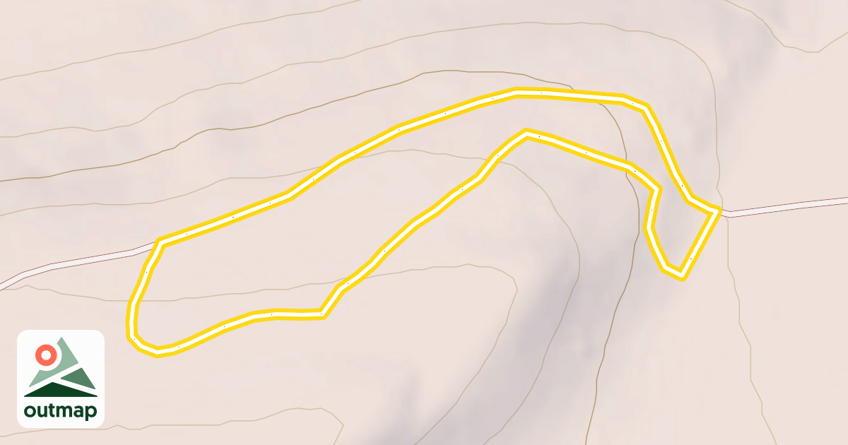 Map of Old Lander Highway