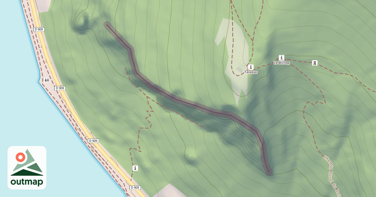 Map of Le Biclop