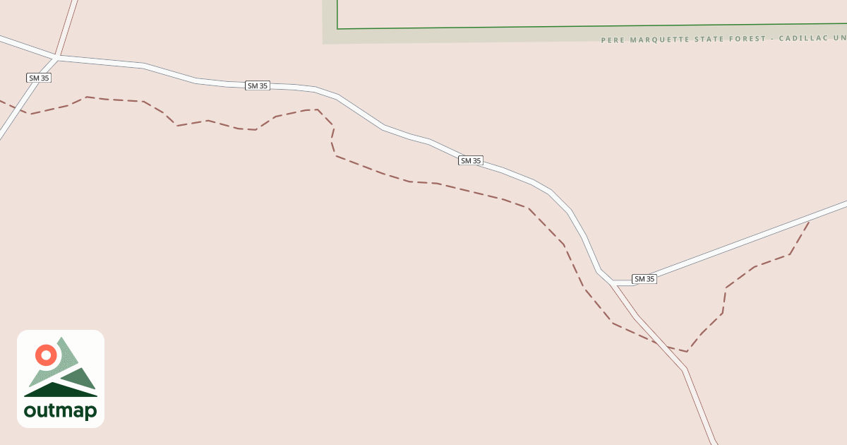 Map of Lincoln Hills Motorcycle Trail