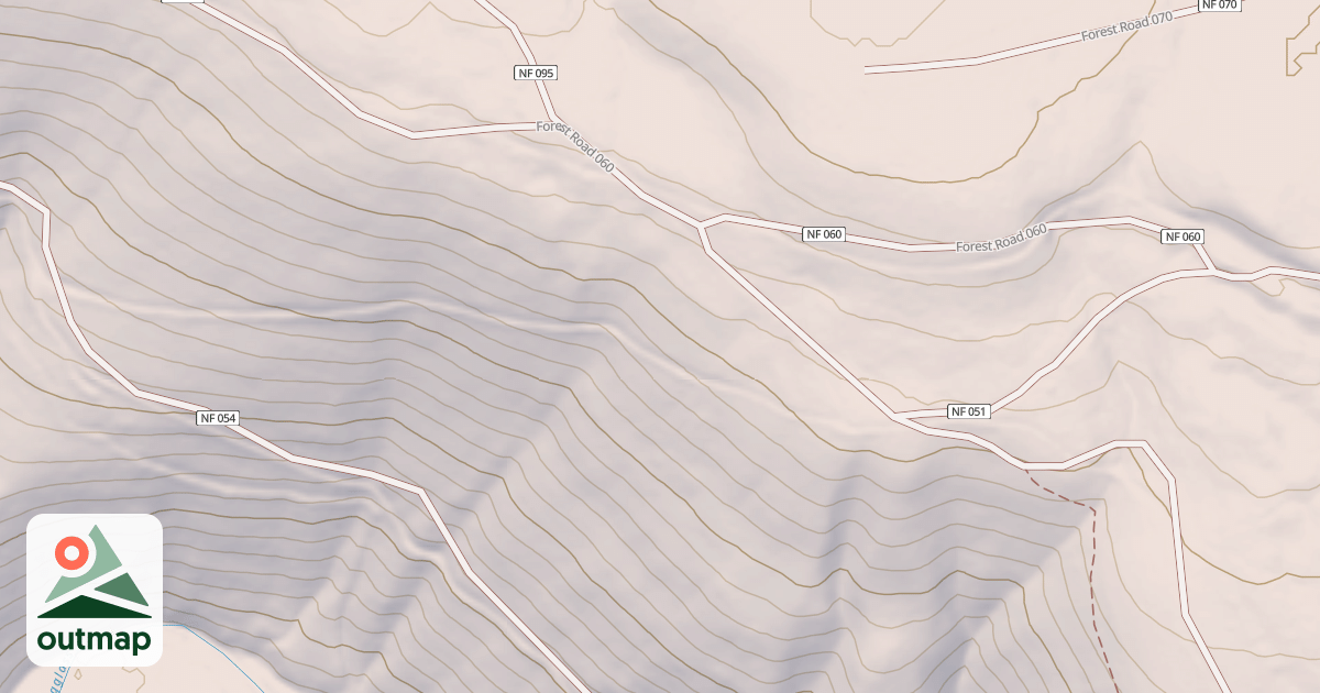 Map of LUGER SPRINGS TH