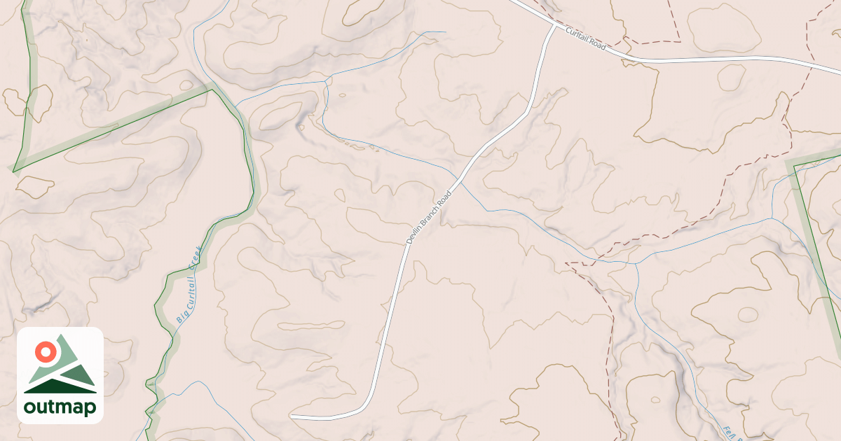 Map of CURTAIL M