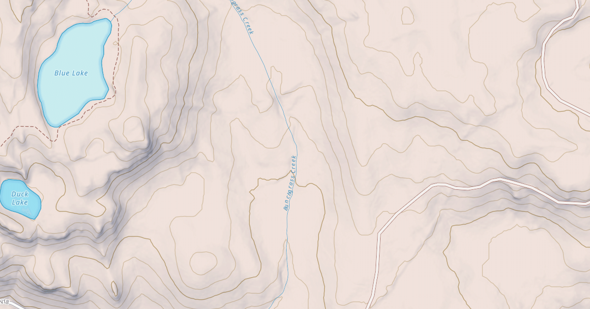 Map preview of BUNCHGRASS SPUR