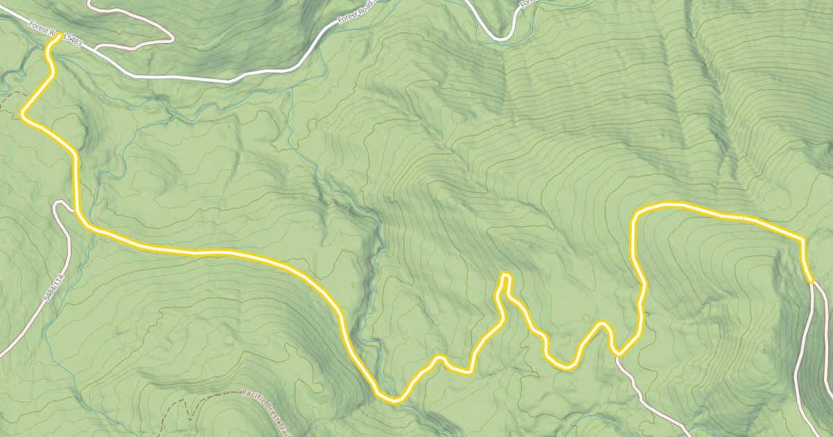 Map preview of Forest Road 5484