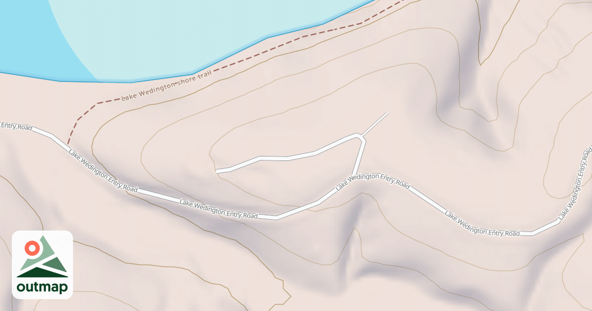 Map of WEDINGTON CABINS 1 TO 5