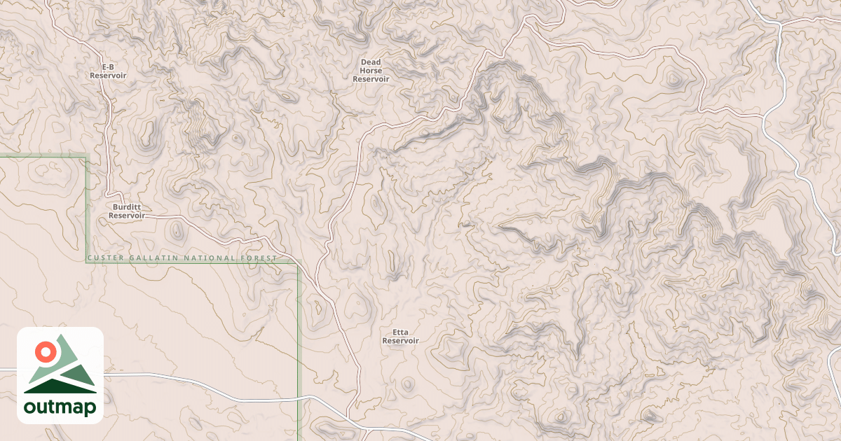 Map of DEADHORSE